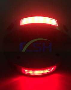 Logo personalizable versátil, reflectores intermitentes de aluminio de ojo oscuro de <span class=keywords><strong>3m</strong></span>, luz LED solar para carretera - Product Image 2