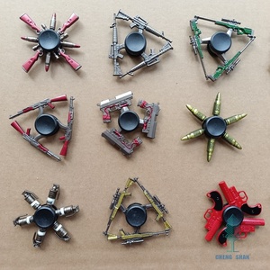 Venta caliente diferentes estilos fidget SPINNER fiesta juguete regalo niños aleación de zinc <span class=keywords><strong>arma</strong></span> militar accesorios alivio de presión giroscopio juguete - Product Image 4