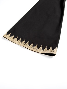 Nuevo Vestido Abaya Musulmán Árabe de Oriente Medio con Diseño de Parches y Cinturón, Vestido Largo Formal para Celebraciones Religiosas - Product Image 4