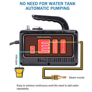 Limpiador a Vapor Eléctrico Portátil, Ajustable, para Uso en Interiores, de Alta Temperatura, para Cocina, Seco y Húmedo - Product Image 6