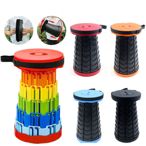 เก้าอี้พลาสติกพับได้แบบยืดหดพกพาสะดวก - Product Image 2
