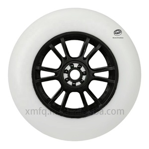 2025 bền chuyên nghiệp <span class=keywords><strong>Inline</strong></span> tốc độ Giày trượt PU 86A độ cứng bánh xe <span class=keywords><strong>Inline</strong></span> Giày trượt con lăn 90mm 100mm 110mm bánh xe trượt băng - Product Image 3