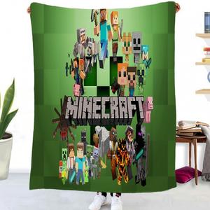 Couverture double face imprimée numériquement My World Series <span class=keywords><strong>Minecraft</strong></span>, style américain, pour canapé et sieste climatisée - Product Image 3