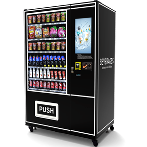 Zhongda 学校/オフィス/公園向け 自動販売機 ホワイト/ブラック ISO9001認証 ジム用 タッチスクリーン式 スナック＆ドリンク自動販売機 - Product Image 6