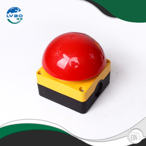 Interrupteur à bouton-poussoir LVBO <span class=keywords><strong>IP65</strong></span> anti-poussière et <span class=keywords><strong>étanche</strong></span>, grande touche en forme de champignon, haute durabilité, AC230V 10A, contact argenté - Product Image 1