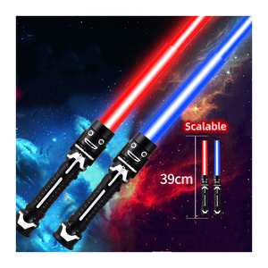 Épée <span class=keywords><strong>laser</strong></span> améliorée avec LED Ensemble d'épées légères télescopiques extensibles Épée <span class=keywords><strong>laser</strong></span> de combat pour deux joueurs - Product Image 1
