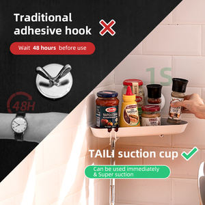 Étagère d'<span class=keywords><strong>angle</strong></span> pour shampoing, savon et bain essentiels antirouille facile à installer pour petite salle de bain - Product Image 6