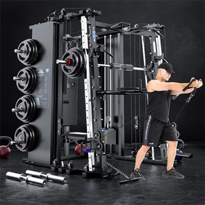 Nouveau Style Commercial Dispositif D'entraînement Complet Multifonctionnel Smith Machine Squat Poitrine Dos Épaule Jambe Exercice - Product Image 2