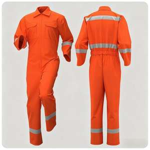 Tùy chỉnh Hi-VIS xây dựng phù hợp với người đàn ông của thợ điện bảo hộ lao động cao phản chiếu tổng thể Coverall làm việc đồng phục - Product Image 6