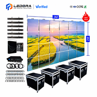LEDORA Processeur vidéo complet avec flight case 7680Hz 5000nits IP65 Mur vidéo LED de location P3.91 Garantie 5 ans HDR10 Touring