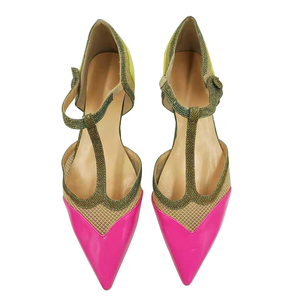 Sandali alla moda con <span class=keywords><strong>cinturino</strong></span> a T e Ballerina a punta piatta per donna e donna - Product Image 4