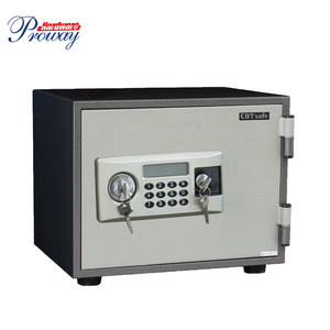 Hộp két sắt chống cháy hạng nặng, chống cháy, khóa điện tử, có chìa khóa dự phòng - Product Image 3