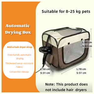 Yüksek kaliteli katlanır çelik tel evcil hayvan kafesi basit tasarım dayanıklı ve kediler ve köpekler banyo kurutma için nefes - Product Image 2