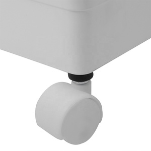 Uso domestico Metal Rolling Organization GRS Plastic Storage Utility Cart Trolley scaffali vassoio con rotelle - Product Image 3