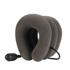 Dispositif <span class=keywords><strong>de</strong></span> traction cervicale gonflable avec chaleur, coussin en PVC, correcteur <span class=keywords><strong>d</strong></span>'étirement du cou pour une utilisation à domicile, soulagement <span class=keywords><strong>de</strong></span> la douleur - Product Image 1