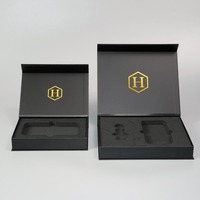 Individuelle Logo-Geschenkverpackungen aus Recyclingpapier, braune Magnetverschluss-Boxen, kleine stabile Schuhkartons aus Papier