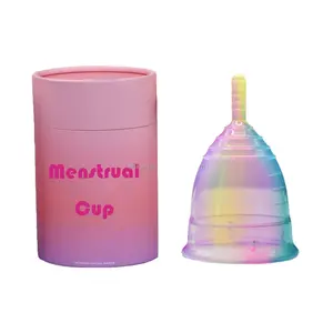 Odm Oem Herbruikbare Veiligheid Medische Siliconen Menstruatie Cups Zachte Vrouwen Periode Cup