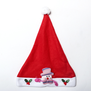 Nouveau chapeau de noël rouge tricoté par le fournisseur de décoration de noël - Product Image 3