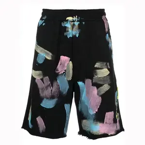 Custom Streetwear Tye Dye Shorts Active Wear BlankShorts Jogging Vintage Distressed Shorts for men