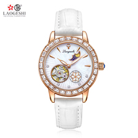 1009 Montres Automatiques pour Femmes Étanches, Coffret Cadeau de Luxe, Style Guess Tendance, Nouvelle Collection Vintage Élégante