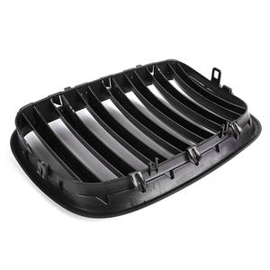 Parachoques de la parrilla para <span class=keywords><strong>BMW</strong></span> <span class=keywords><strong>X5</strong></span> X6 Matt frente negro riñón parrilla para <span class=keywords><strong>BMW</strong></span> serie <span class=keywords><strong>X</strong></span> E70 E71 alta calidad solo listones de línea 2007-2013 - Product Image 6