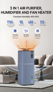 वाइफी ऐप कंट्रोल एयर प्यूरीफायर ह्यूमिडिफायर फैन हीटर लिविंग रूम के लिए - Product Image 2
