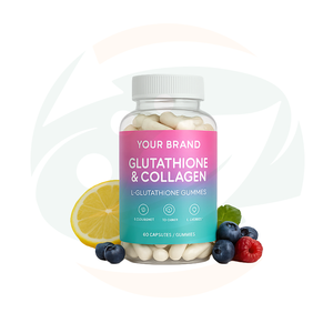 Cápsulas de Glutatión y Colágeno <span class=keywords><strong>OEM</strong></span>/ODM para Blanquear la Piel con Glutatión, Colágeno y Vitamina C - Product Image 1