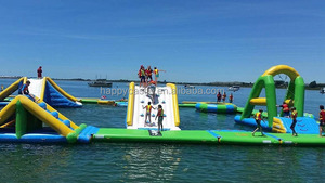 Équipement de jeu d'eau en PVC 0.9mm personnalisé parc parc aquatique de mer gonflable parcours du combattant jeux d'eau pour enfants et adultes - Product Image 4