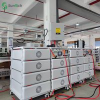 Système de stockage d'énergie solaire Solis 125 kW 261 kWh, batterie solaire haute tension LifePO4 HV, pack de batteries au lithium pour extérieur