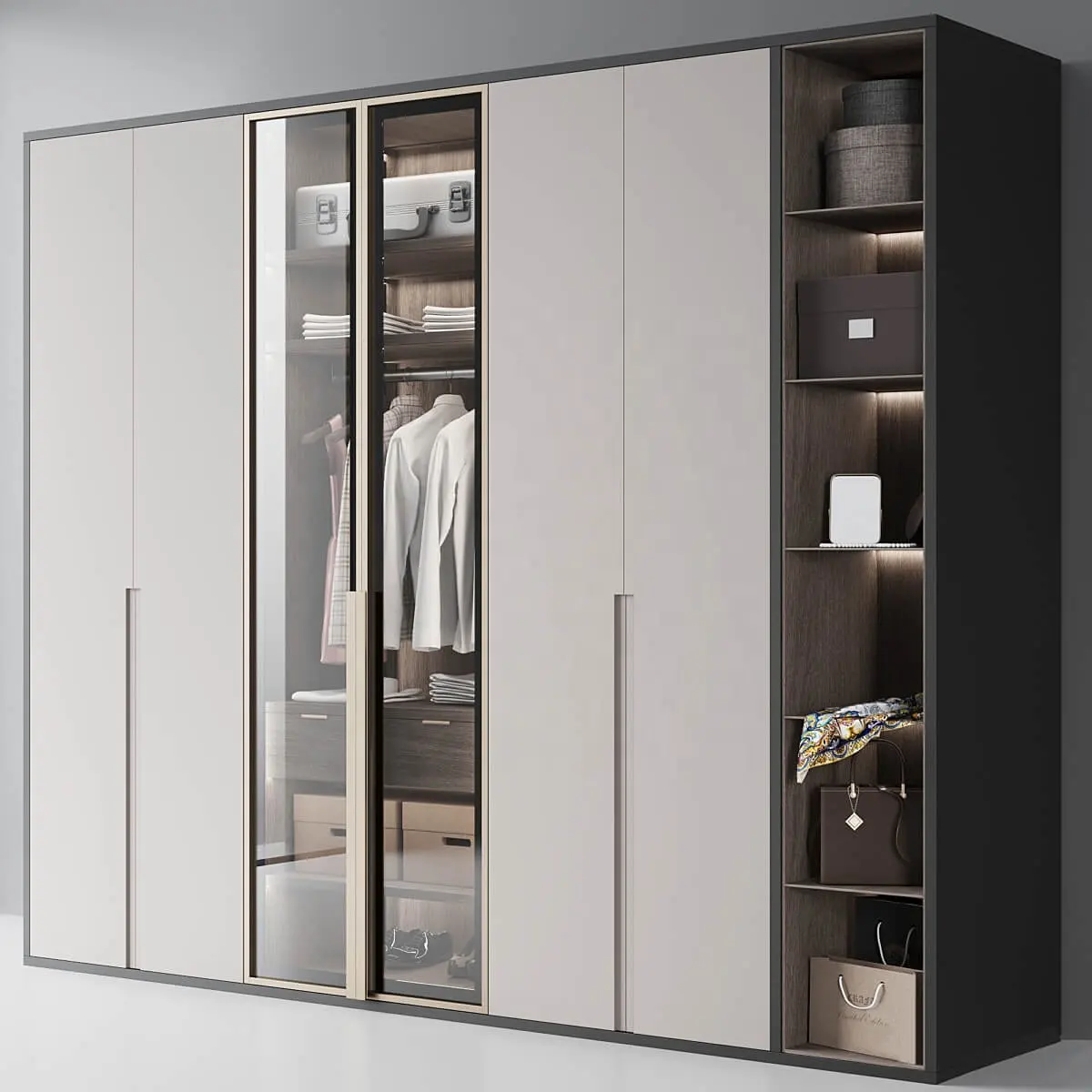 PA almari móveis portáteis armário armazenamento roupas organizador quarto madeira combinação roupeiro