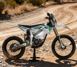 Motocicleta Todoterreno de Alto Rendimiento en Oferta, Motocicleta Resistente con Motor de 3500W y 140km de Autonomía para Carreras y Aventuras - Product Image 5