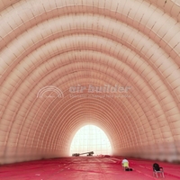 Dôme gonflable robuste pour hangar, structure de stockage d'avions, pour atelier temporaire