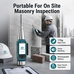 Testeur de briques de construction portable pour l'inspection des maçonneries, sortie de données USB et analyse sur PC pour les équipes de construction - Product Image 5