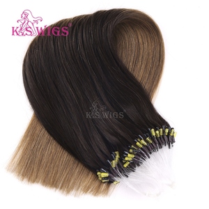 Extensiones de Cabello Humano Remy Chino 100% al por Mayor con Micro Anillos, Cutícula Doble, Suaves, Sin Caída, Color Mixto, Liso Natural. - Product Image 5