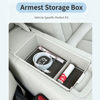 Boîte de rangement antidérapante pour accoudoir de console centrale ORA 5 EV 2026, plateau organisateur multi-compartiments, accessoire intérieur de voiture personnalisé