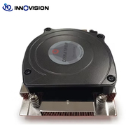Refroidisseur de processeur 1U haute performance AM4 AM5, dissipateur thermique de serveur, chambre à vapeur, base en cuivre, ventilateur 8013 pour AMD Ryzen TDP145W AM4-A45