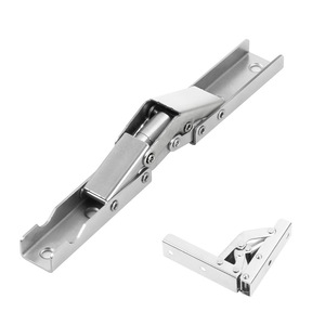 Bisagra plegable sin ranuras Zuogang de 90 grados para puerta de gabinete, fácil instalación, montaje en superficie, acero laminado en frío - Product Image 5