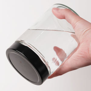 Prix usine 100ml 180ml 8oz petits pots de confiture en verre à tube rond avec couvercle profond stockage cornichon alimentaire avec couvercle profond à vis - Product Image 4