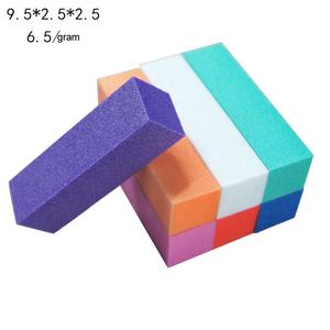 9.5*2.5*2.5cm Outils De Manucure À Ongles Tampon Fichier TF29 Néon Couleur Poli <span class=keywords><strong>Bloc</strong></span> Tampon 100 pièces/couleur 4 Côtés Éponge <span class=keywords><strong>Bloc</strong></span> Tampon - Product Image 5