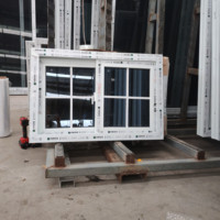 Grille de fenêtre coulissante horizontale en PVC moderne, résistante aux ouragans, avec moustiquaire, anti-impact, certifiée Energy Star, garantie 5 ans
