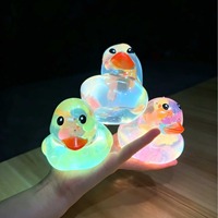 Nouveau Jouet Squishy Vaseline Glow Duck, Jouet à Presser Lumineux Scintillant Mignon en Forme de Canard à Rebond Lent, Cadeau pour Enfants Vente en Gros Usine