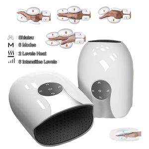 Masseur chauffant pour les mains avec 6 modes et 6 intensités, conception sans fil, fonctions airbag et minuterie pour le soulagement de l'arthrite et du syndrome du canal carpien - Product Image 1