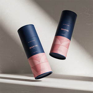 Tubo de papel biodegradable personalizado para regalos, manualidades, impresión Digital, tubos de empuje retorcidos cilíndricos para desodorante, bálsamo labial de té - Product Image 1