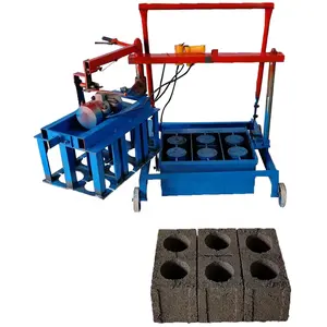 Mobile Manual Brick Making Machinery In Small Industrial Easy To Operate Briks Making Machine Brick