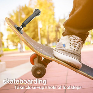 ユニバーサル フレキシブル 強力粘着 曲面スタンドパッド オートバイ ヘルメット アクションカメラマウント GoPro Hero13 Insta360 X5 X4 対応 - Product Image 2