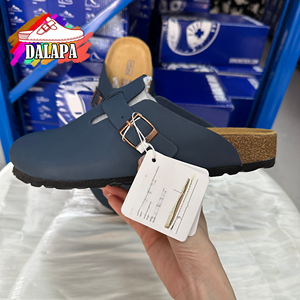 Zapatos Planos de Cuero Vacuno Birkens Booston de Primera Calidad al por Mayor, Suaves y Cómodos, con Plantilla de Corcho, para el Uso Diario Masculino - Product Image 2