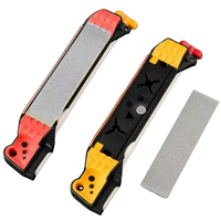 Aiguiseur de couteau multifonctionnel pour la chasse en plein air, aiguiseur de couteau portable double face, aiguiseur de couteau guidé Work Sharp