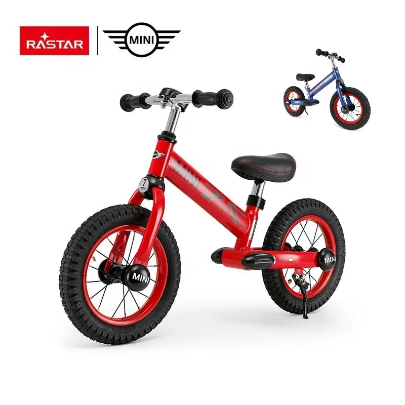 Rastar Mini Bicicleta de equilíbrio infantil licenciada, bicicleta confortável de aço carbono de 12 polegadas com design exclusivo para crianças de 3 a 5 anos