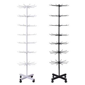 360 Degree Rotating Display Rack, Custom Iron 7 Layers Jewelry Store Shelf <b>Socks</b> Phone Accessories Rotatable Display Stand - Product Image 1