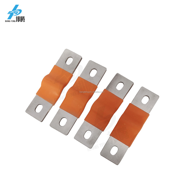 Flexible Copper Busbars Connector with Screw 105A Prismatic Battery Compatible Power Distribution Equipment Battery Busbar
